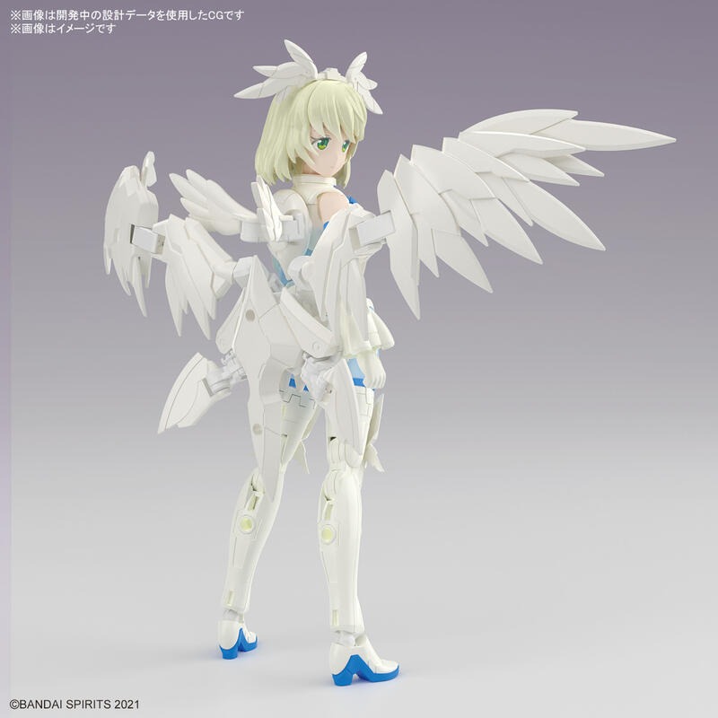 玩具研究中心 現貨 L萬代 30MS 組裝少女輕作戰 SIS-Dc88w 艾琳  艾莉卡 優雅裝 5066688-細節圖3