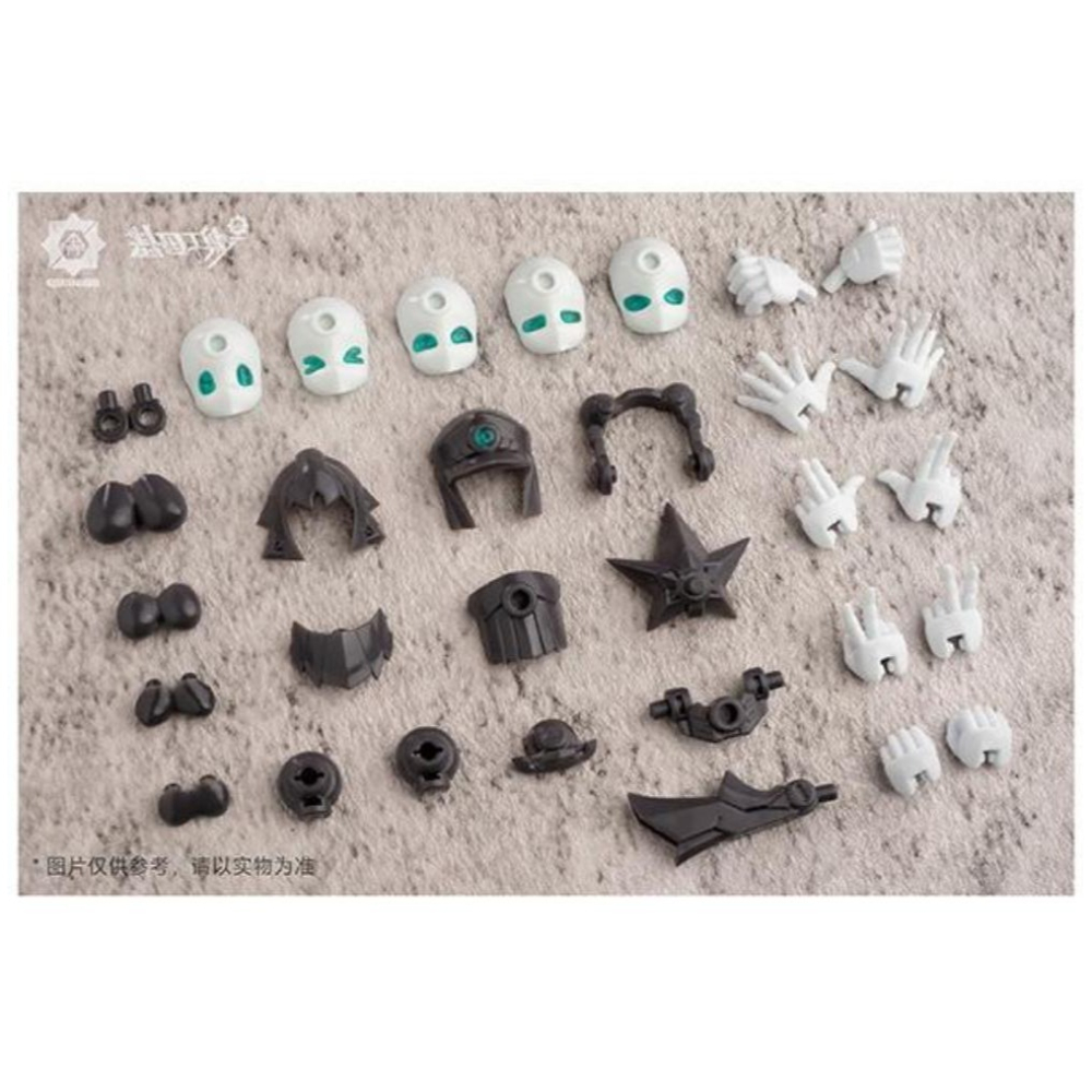 玩具研究中心 現貨G  組裝 基因干涉 QK-ST-002 素體套裝02-細節圖7