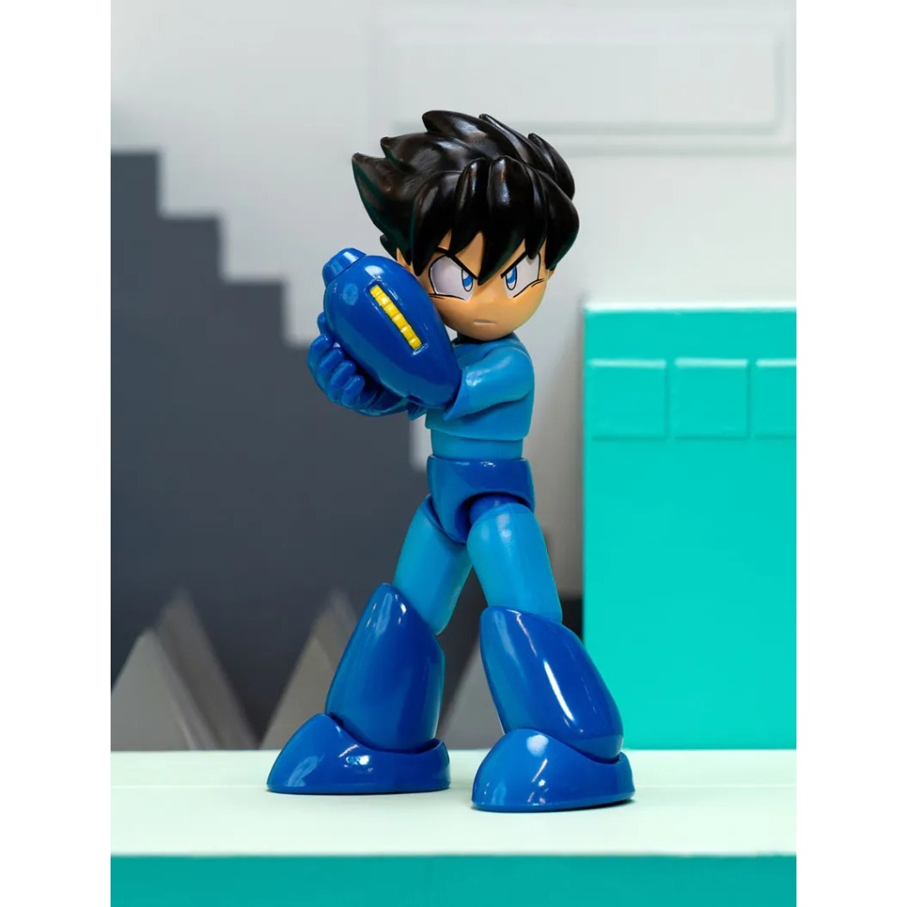 玩具研究中心 現貨G  Jada Toys 4.5吋 洛克人 無頭盔 可動人偶-細節圖2