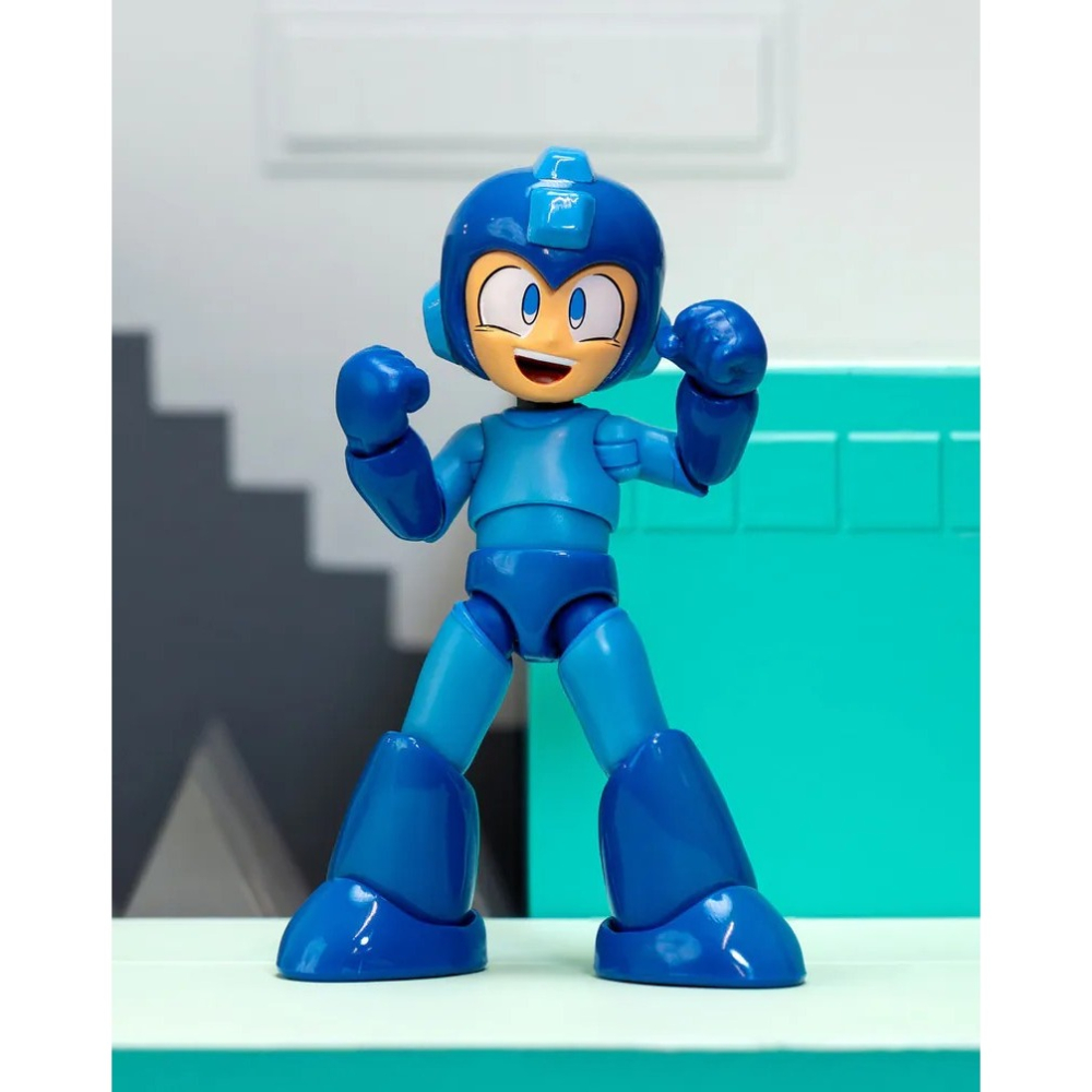 玩具研究中心 現貨G  Jada Toys 4.5吋 洛克人 無頭盔 可動人偶-細節圖3