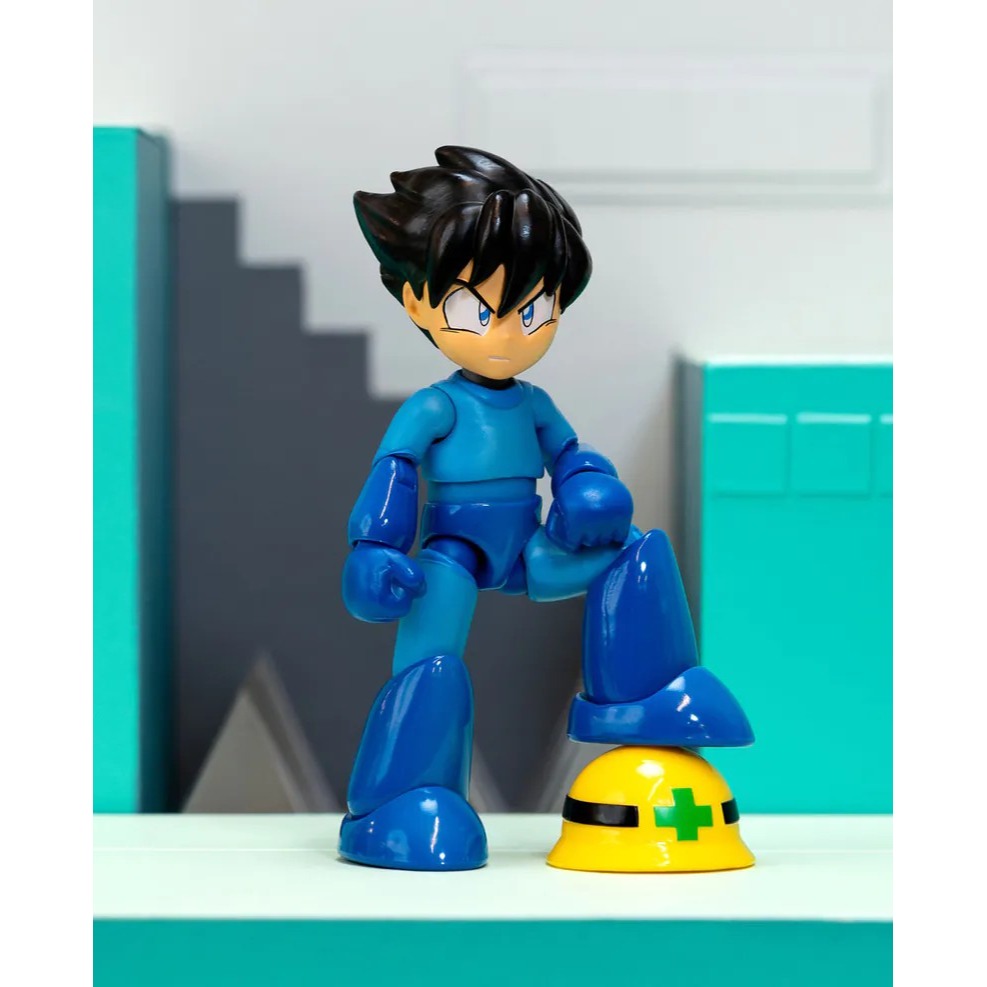 玩具研究中心 現貨G  Jada Toys 4.5吋 洛克人 無頭盔 可動人偶-細節圖4