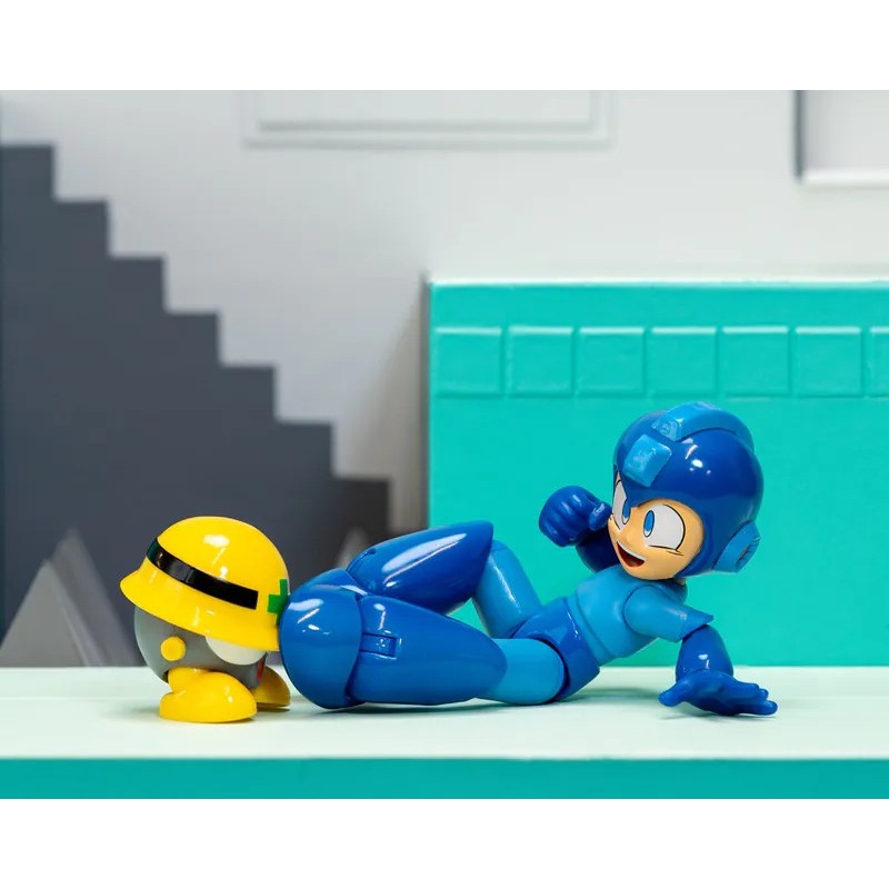 玩具研究中心 現貨G  Jada Toys 4.5吋 洛克人 無頭盔 可動人偶-細節圖5