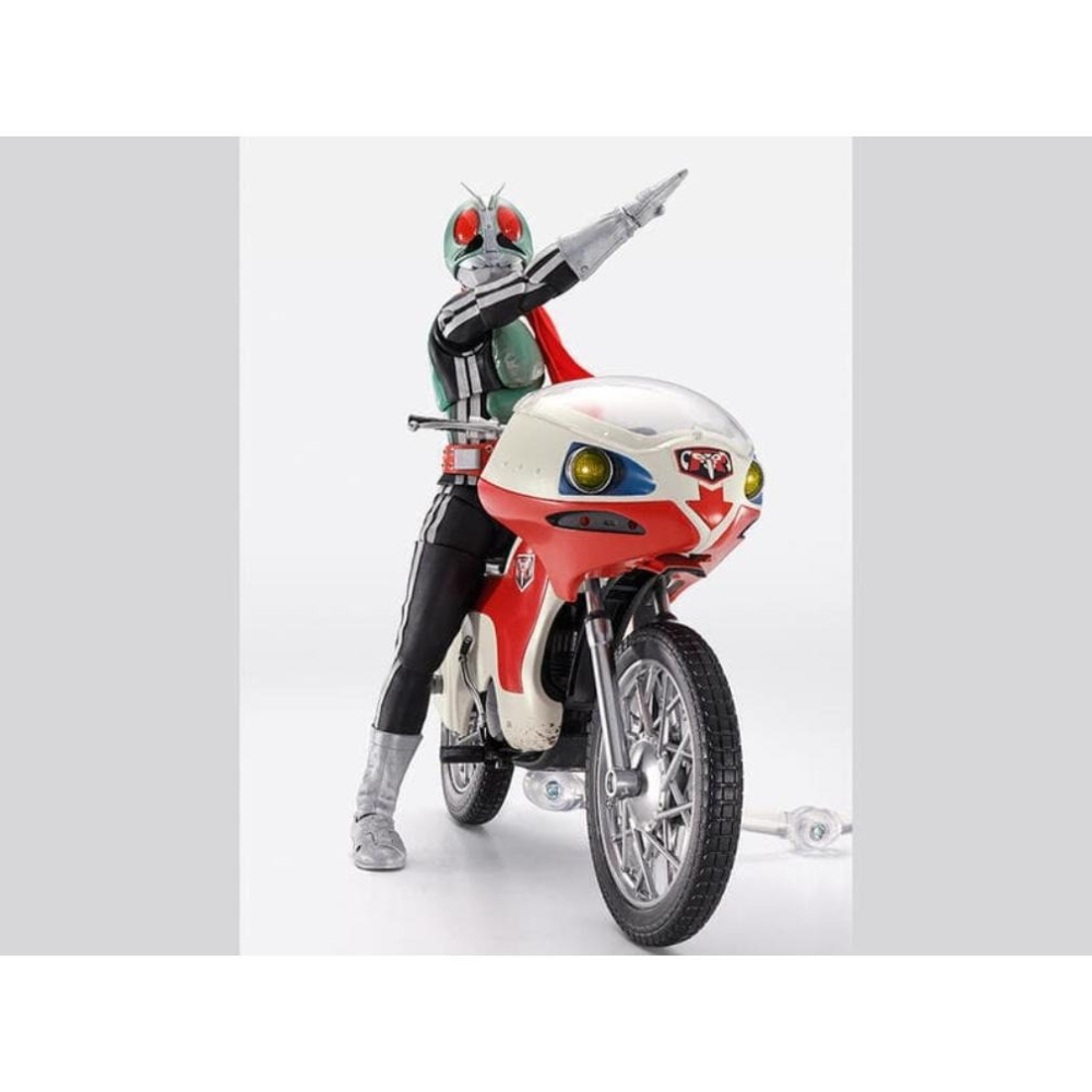 玩具研究中心 現貨w 萬代 SHF 假面騎士 新旋風號 光榮昭和騎士版 代理-細節圖4