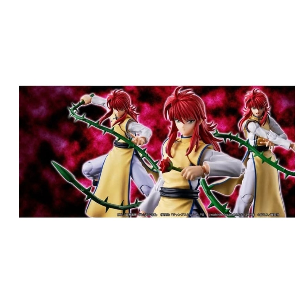 玩具研究中心 現貨M 萬代 S.H.Figuarts 幽遊白書 藏馬 可動公仔-細節圖2
