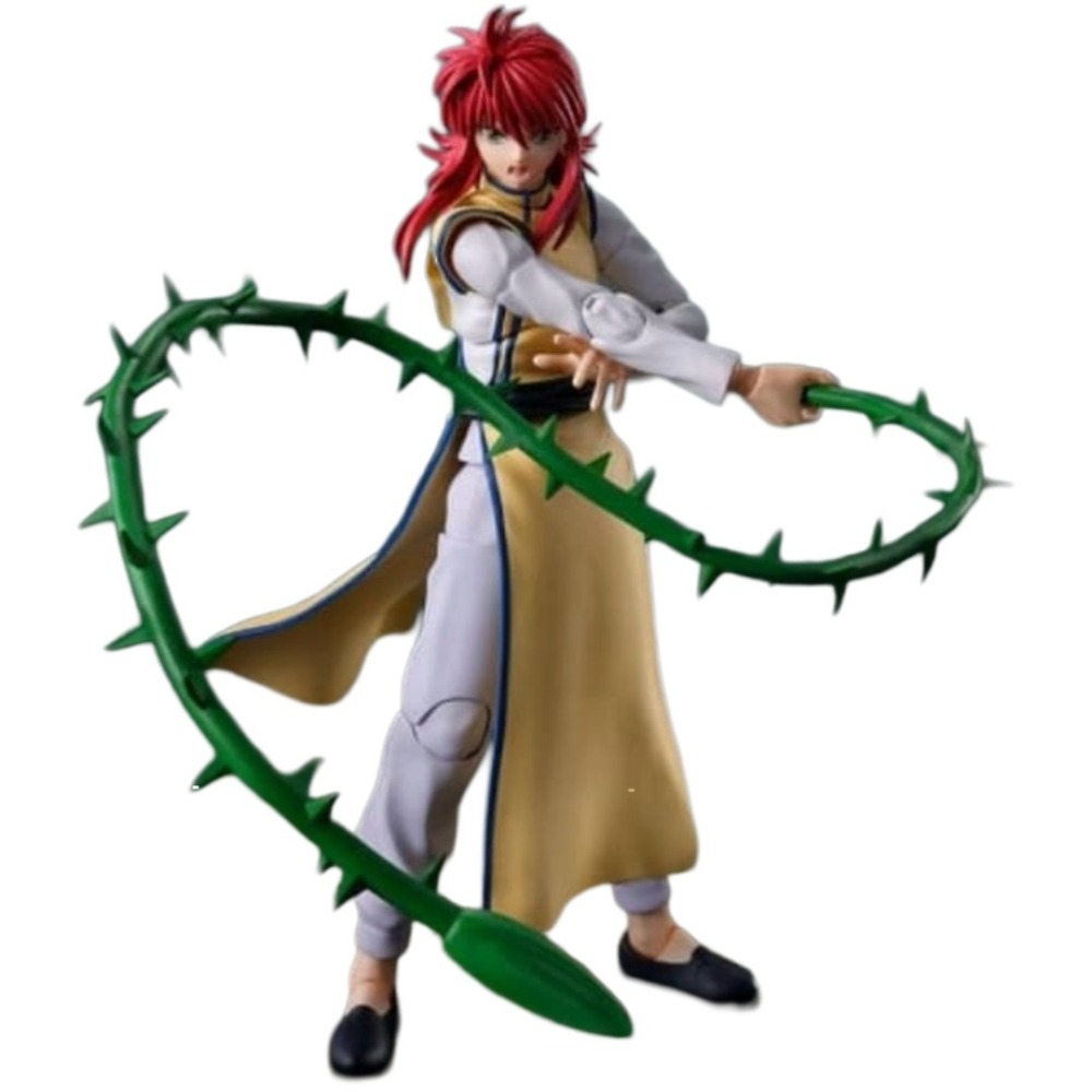 玩具研究中心 現貨M 萬代 S.H.Figuarts 幽遊白書 藏馬 可動公仔-細節圖6
