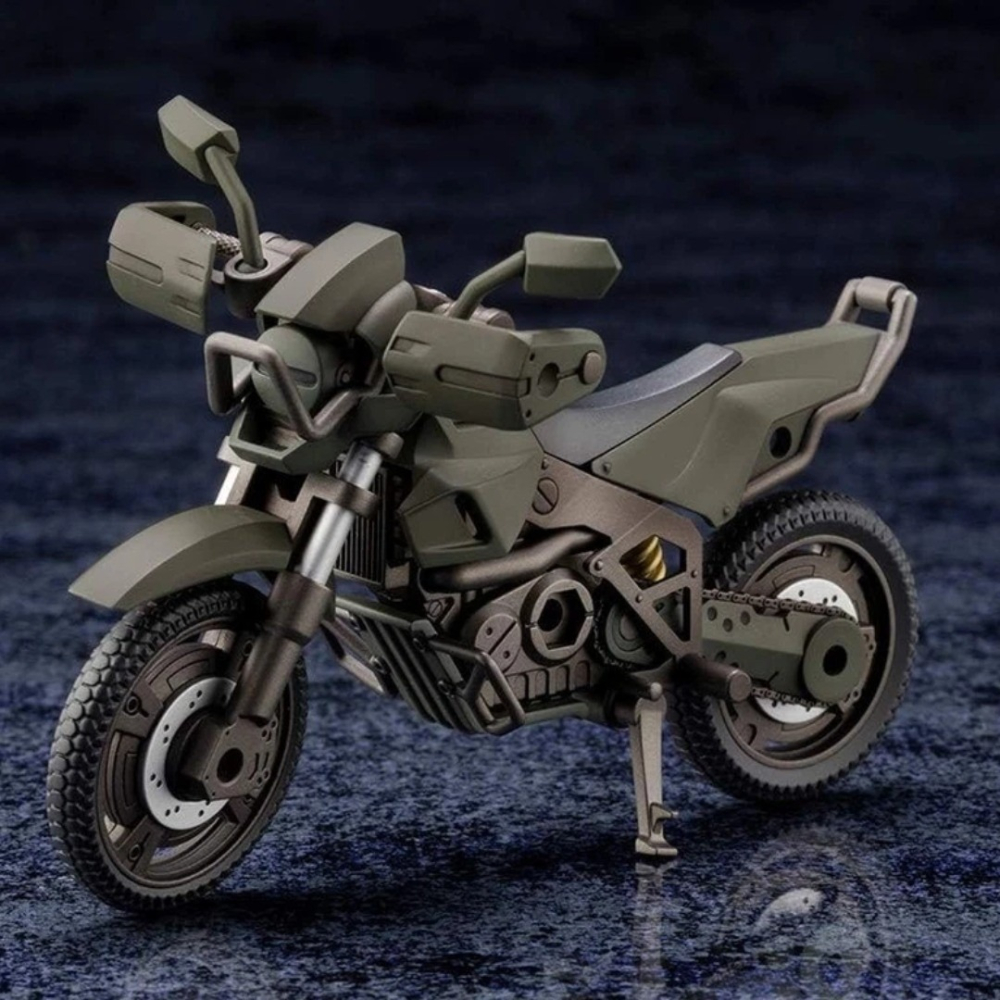 玩具研究中心 現貨K 1/24 Hexa Gea r六角機牙 潛視摩托車 森林色 組裝模型(HG051R)-細節圖3