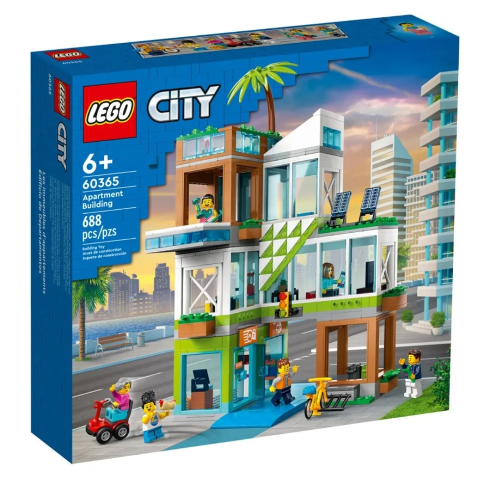 玩具研究中心 現貨M 特價出清 原價3099 樂高 LEGO 積木 City 公寓大樓 60365-細節圖2