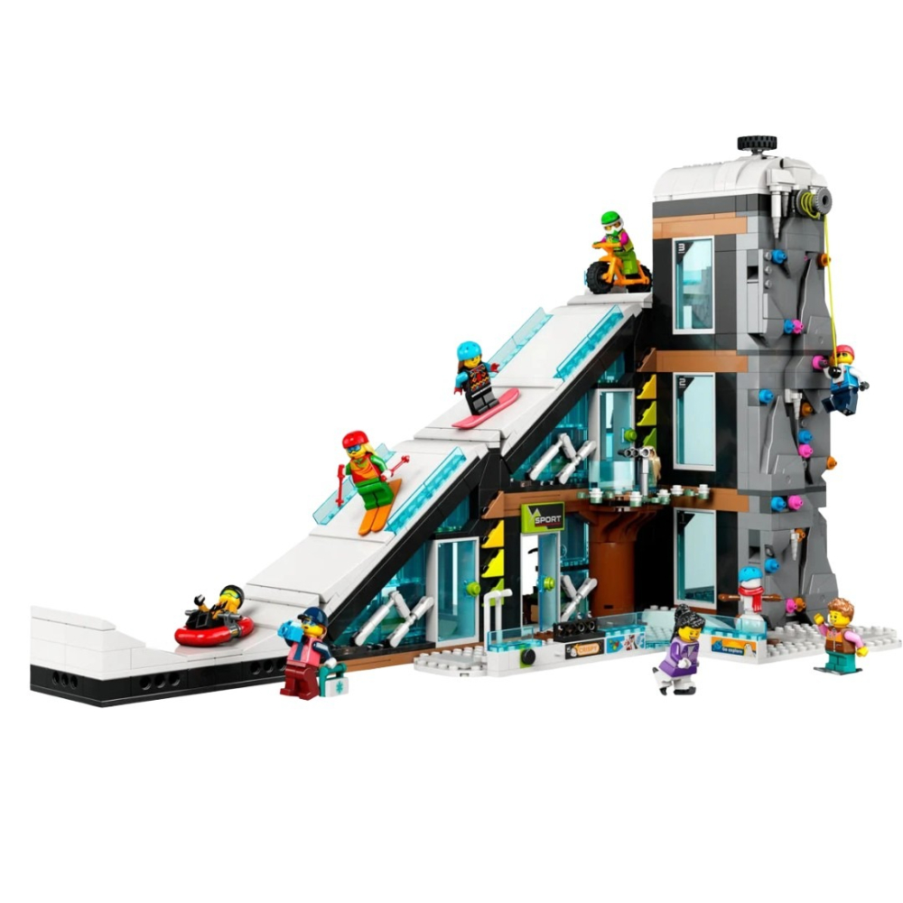 玩具研究中心 現貨M 特價出清 原價3899 樂高 LEGO 積木 City 滑雪和攀岩中心 60366-細節圖3