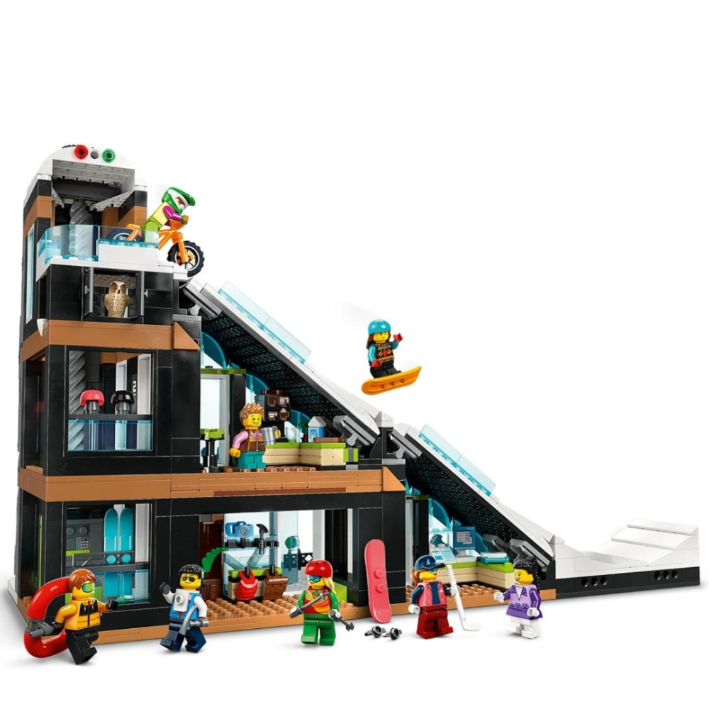 玩具研究中心 現貨M 特價出清 原價3899 樂高 LEGO 積木 City 滑雪和攀岩中心 60366-細節圖4