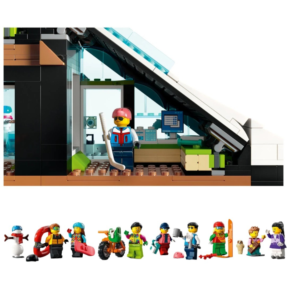 玩具研究中心 現貨M 特價出清 原價3899 樂高 LEGO 積木 City 滑雪和攀岩中心 60366-細節圖6