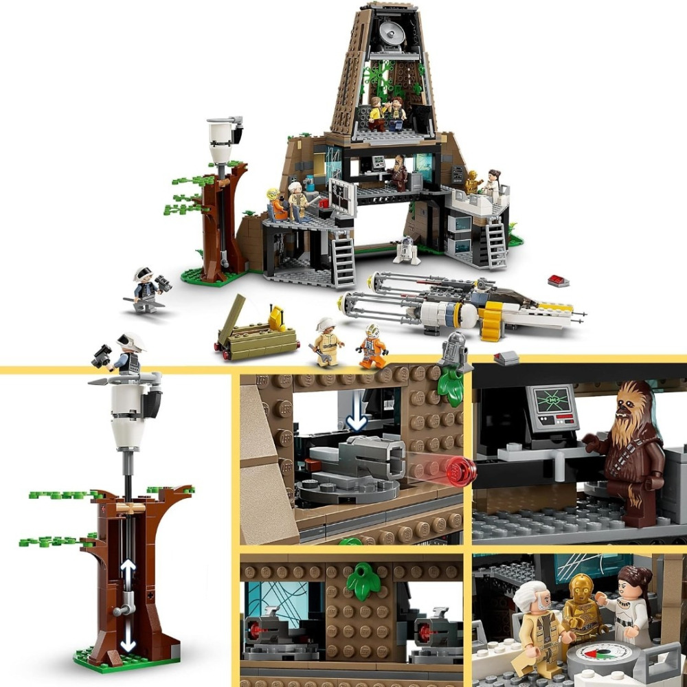 玩具研究中心 現貨M特價出清 原價6399 樂高 LEGO 積木 SW-Yavin 4 Rebel Base 75365-細節圖3