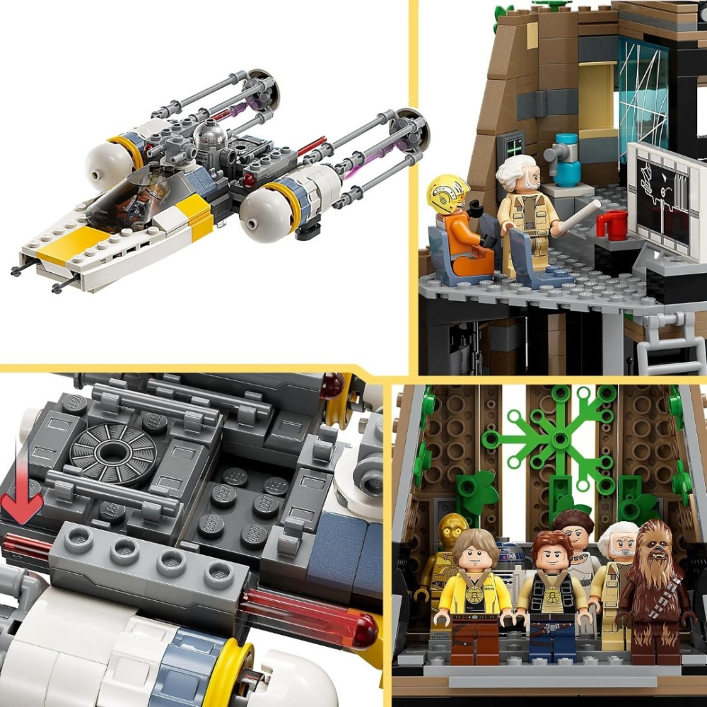 玩具研究中心 現貨M特價出清 原價6399 樂高 LEGO 積木 SW-Yavin 4 Rebel Base 75365-細節圖4