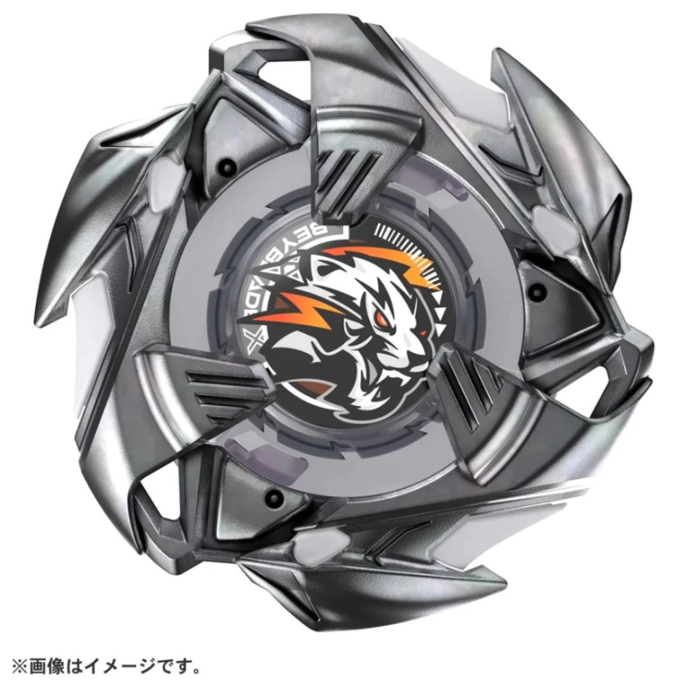 玩具研究中心 現貨N BEYBLADE X 戰鬥陀螺X BX-33 皓戰猛虎 BB91455 台版可掃QR扣-細節圖3