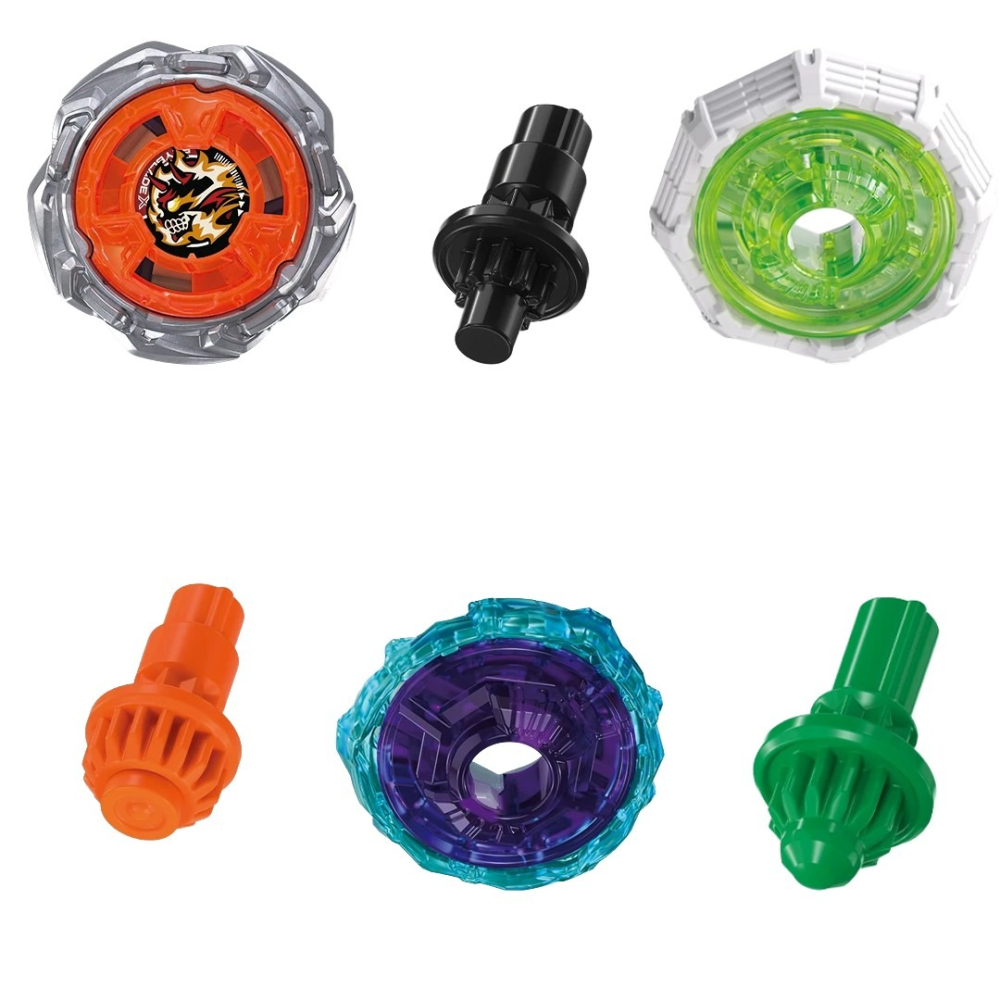 玩具研究中心 現貨N TAKARA BEYBLADE X 戰鬥陀螺 UX-21 惡魔幽冥改造組 台灣QR扣-細節圖6