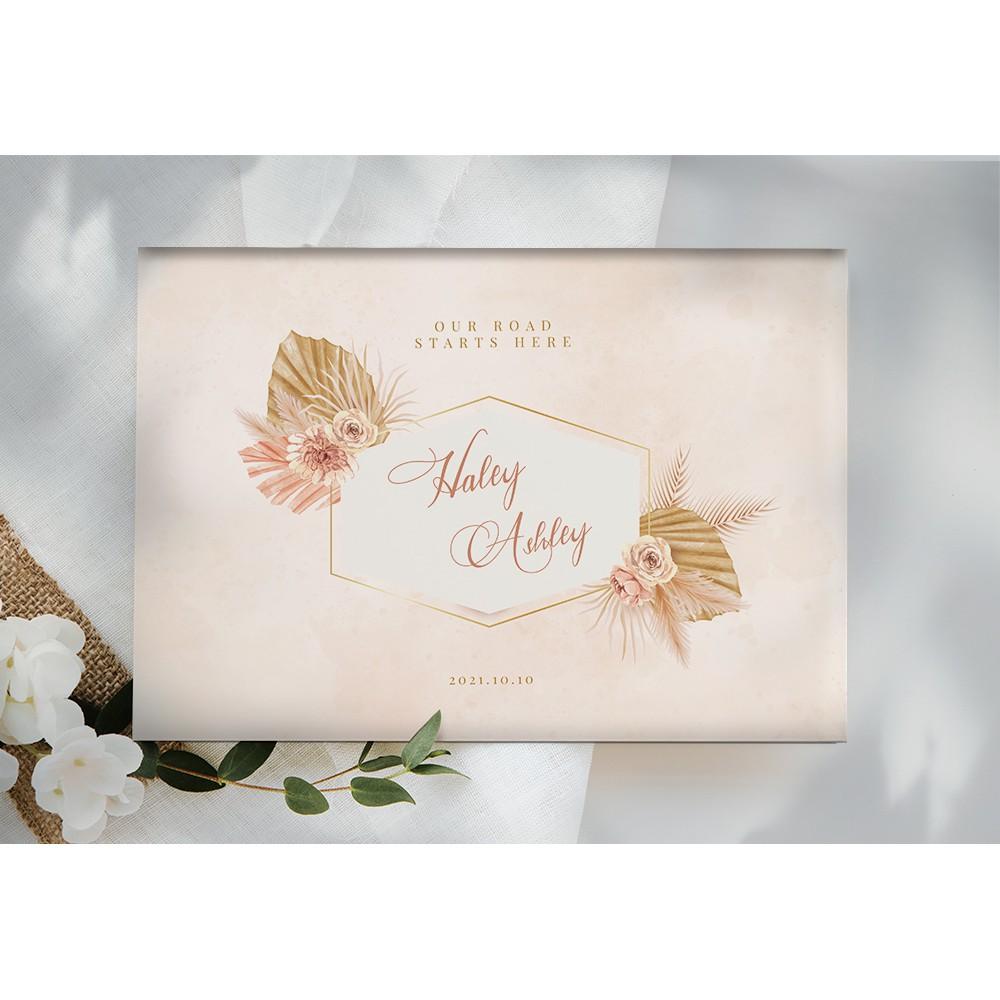 結婚證書夾 -橫式書約夾 精裝版結婚證書 一輩子的結婚禮物  ( 結婚登記用 結婚書約收藏夾) 【美好設計】-細節圖3