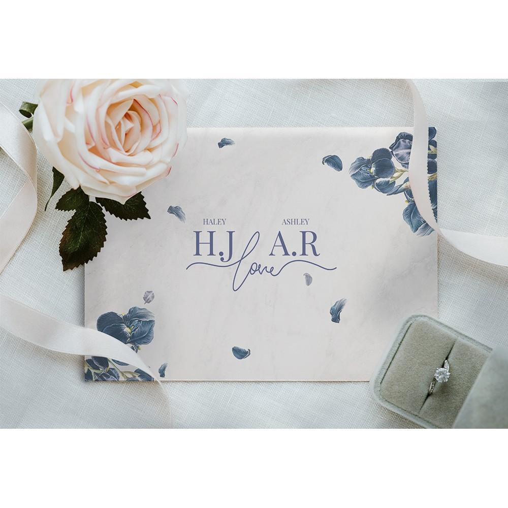 結婚證書夾 -橫式書約夾 精裝版結婚證書 一輩子的結婚禮物  ( 結婚登記用 結婚書約收藏夾) 【美好設計】-細節圖2