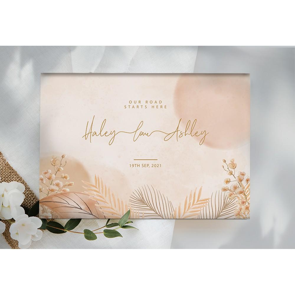 結婚證書夾 -橫式書約夾 精裝版結婚證書 一輩子的結婚禮物  ( 結婚登記用 結婚書約收藏夾) 【美好設計】-細節圖3