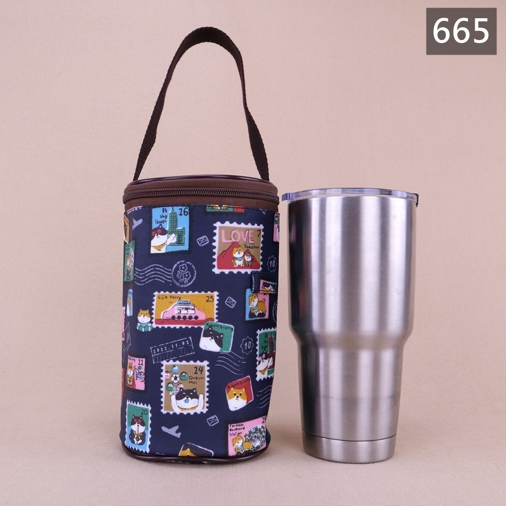 雨朵防水包 飲料保冰袋 冰霸杯保冰袋 M395 900c.c.一杯冰溫袋 包包 防水包 保溫袋-規格圖11