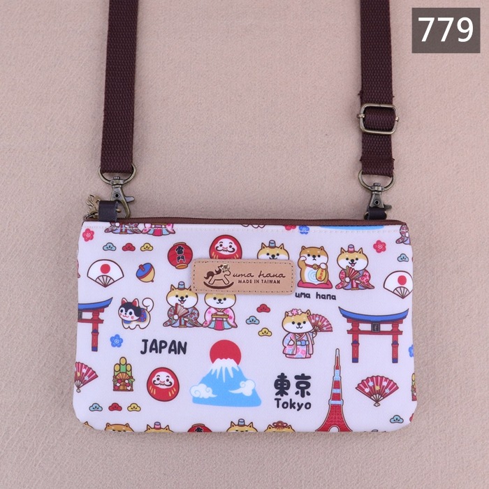 uma hana防水包 U184 6.8吋 6.7吋(iphone 15 pro max)手機拉鍊散步包 手機袋 斜背包-規格圖11