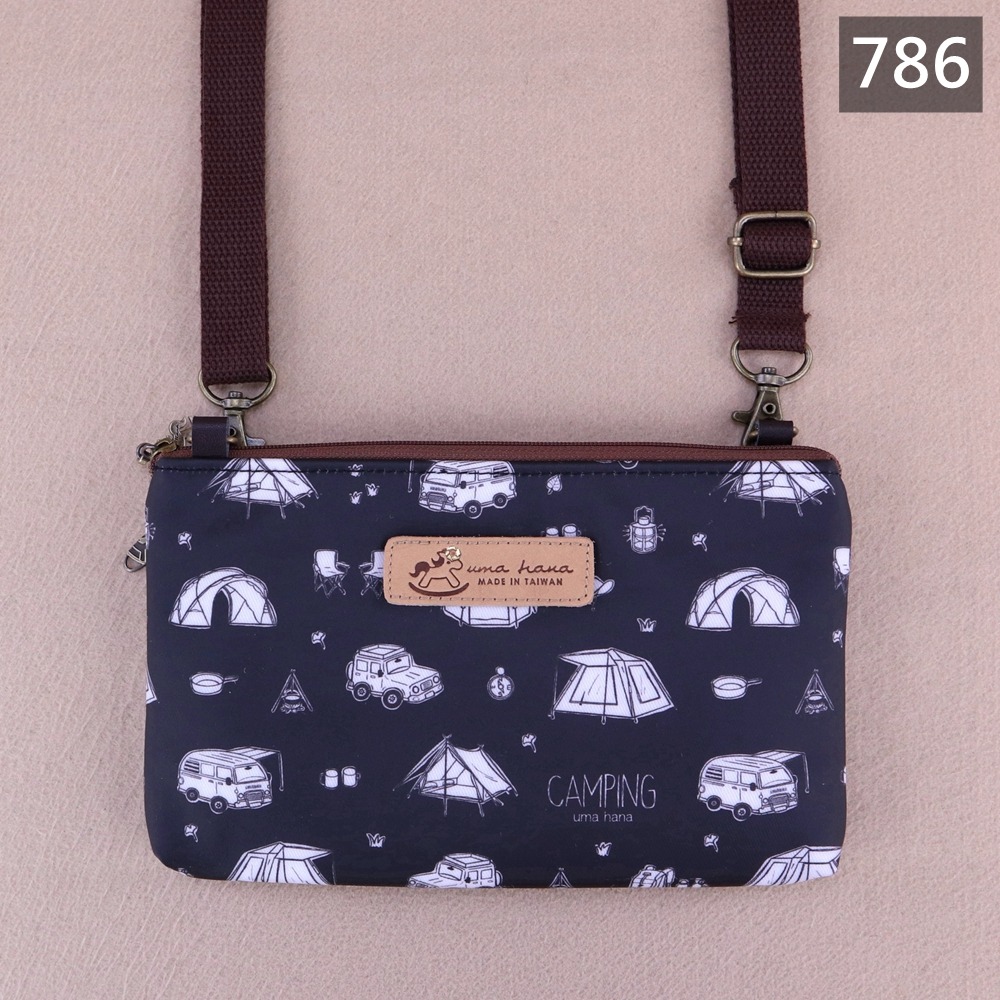 uma hana防水包 U184 6.8吋 6.7吋(iphone 15 pro max)手機拉鍊散步包 手機袋 斜背包-規格圖11