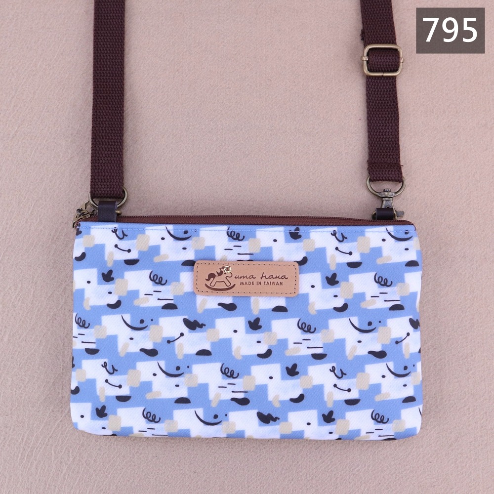 uma hana防水包 U184 6.8吋 6.7吋(iphone 15 pro max)手機拉鍊散步包 手機袋 斜背包-規格圖11