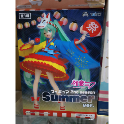 TAITO 初音 初音未來 MIKU Summer 祭典 夏日祭典 浴衣季 浴衣 面具 公仔 景品 模型 美少女 少女