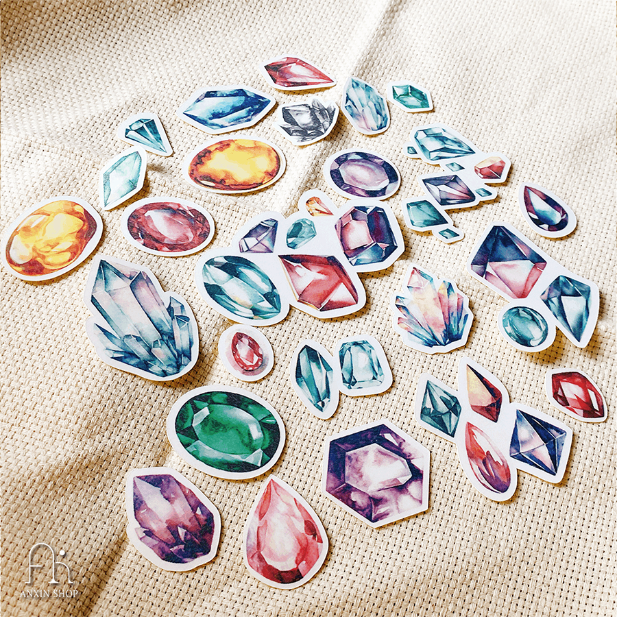 水晶寶石 貼紙包25張-細節圖4