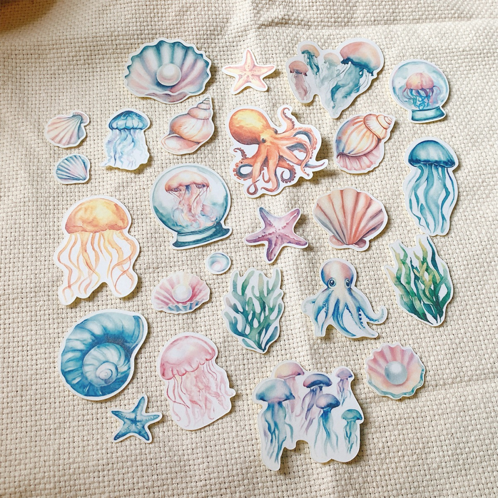 海洋世界 貼紙包25張-細節圖2