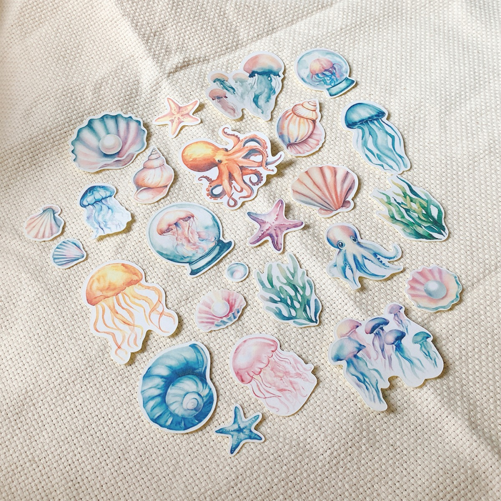 海洋世界 貼紙包25張-細節圖4