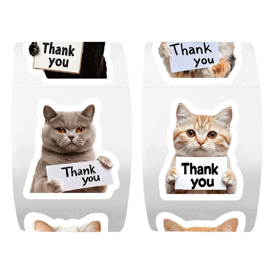 500貼貓咪感謝貼紙-細節圖4