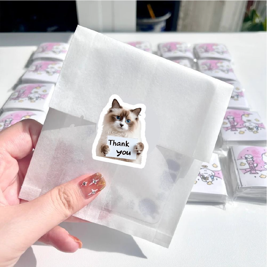 500貼貓咪感謝貼紙-細節圖5