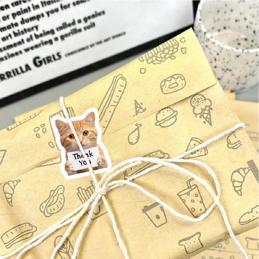 500貼貓咪感謝貼紙-細節圖7