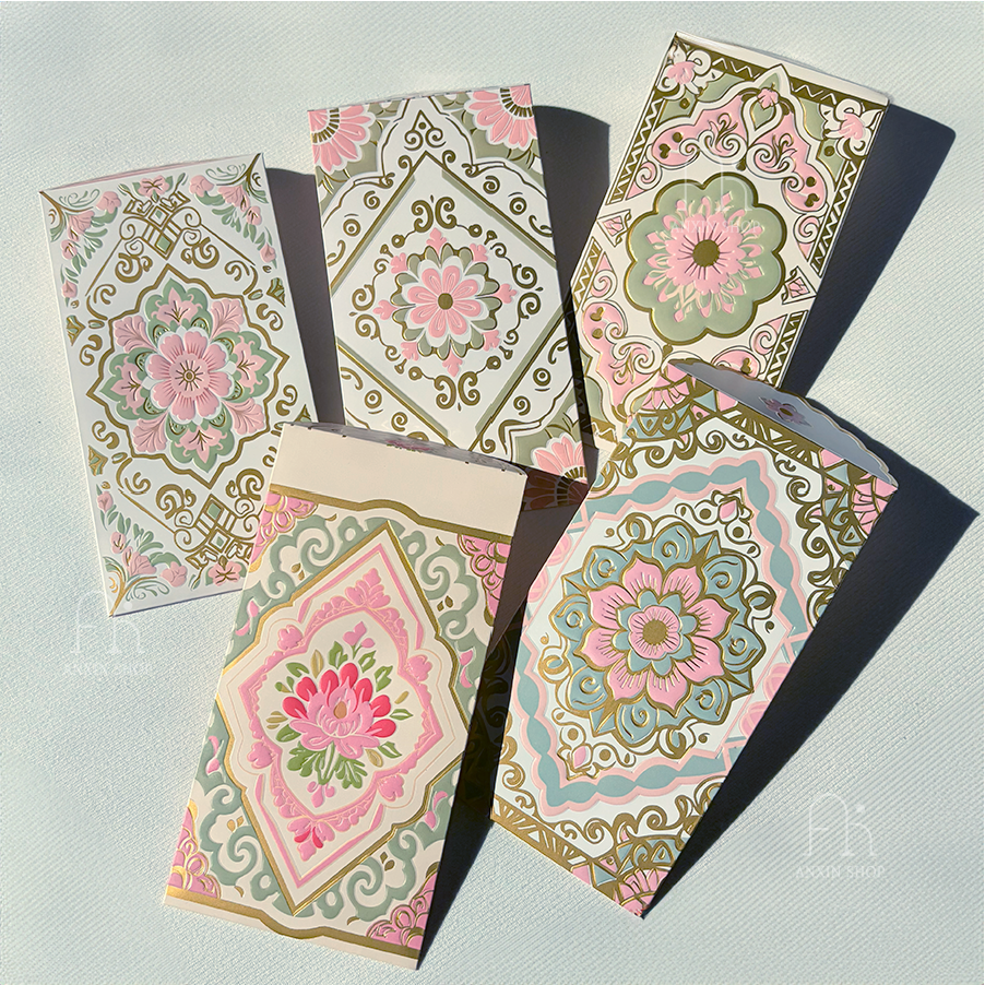 2026花磚燙金紅包袋-規格圖8