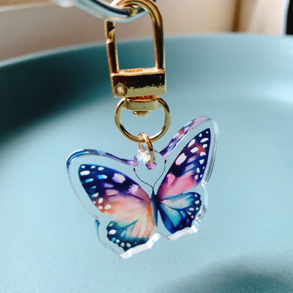 蝴蝶🦋金屬鎖扣掛飾-細節圖3