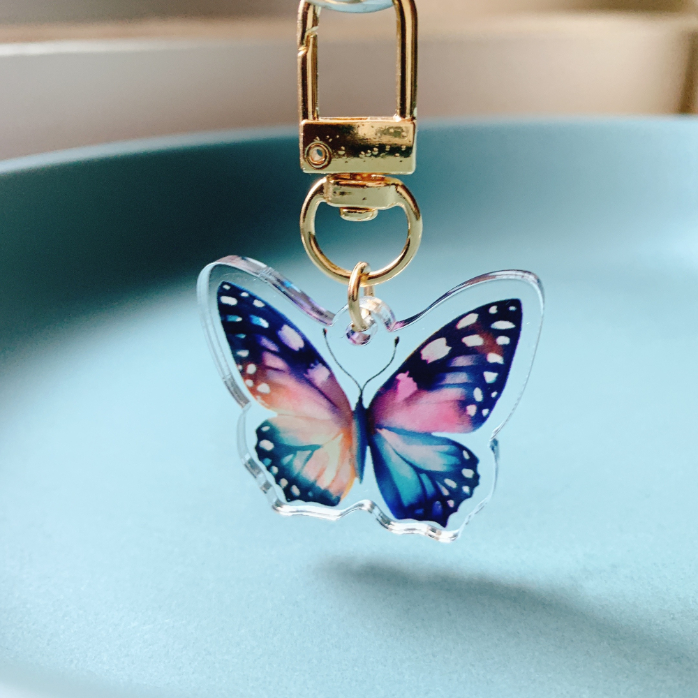 蝴蝶🦋金屬鎖扣掛飾-細節圖4