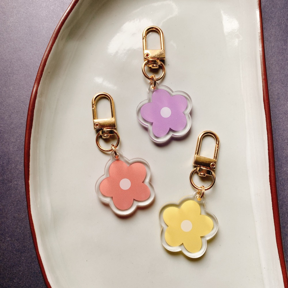 花花✿金屬鎖扣掛飾✿-細節圖2