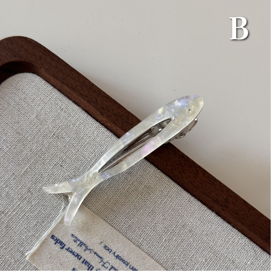 質感小魚髮夾 5款式-規格圖9