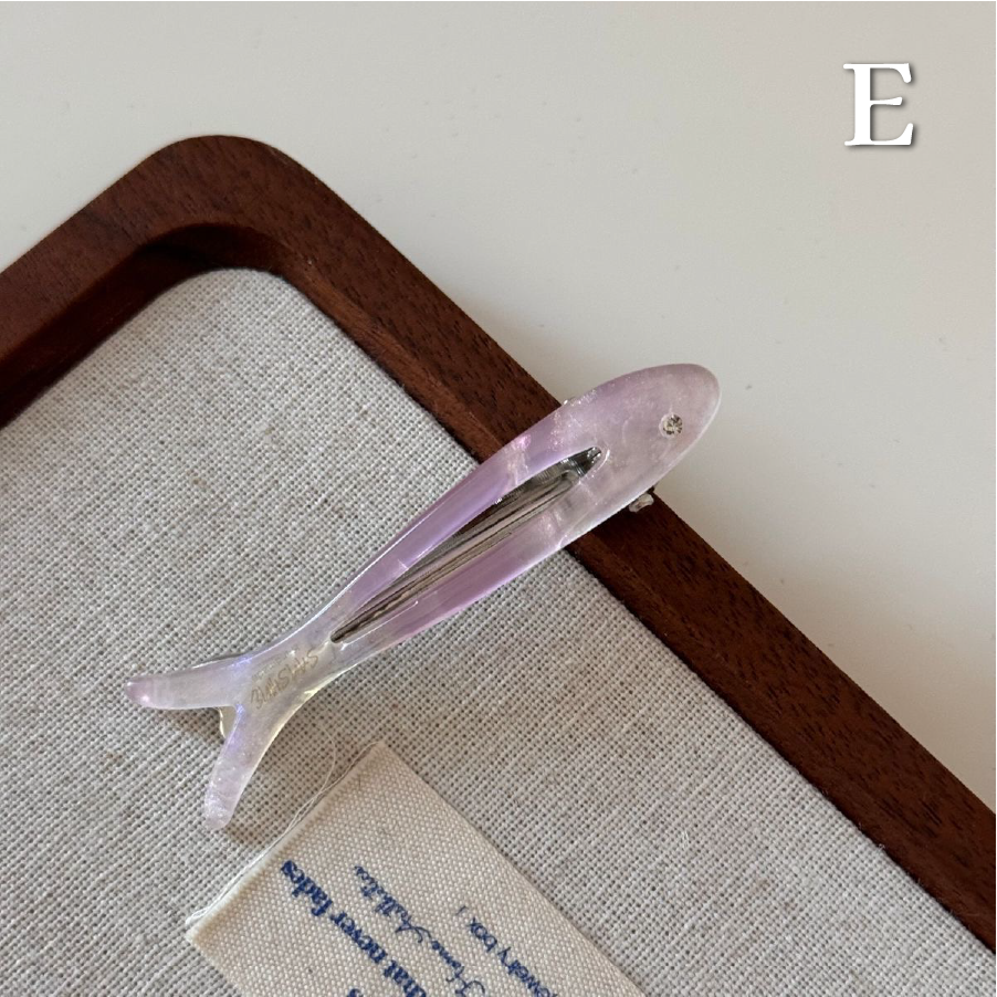 質感小魚髮夾 5款式-規格圖9