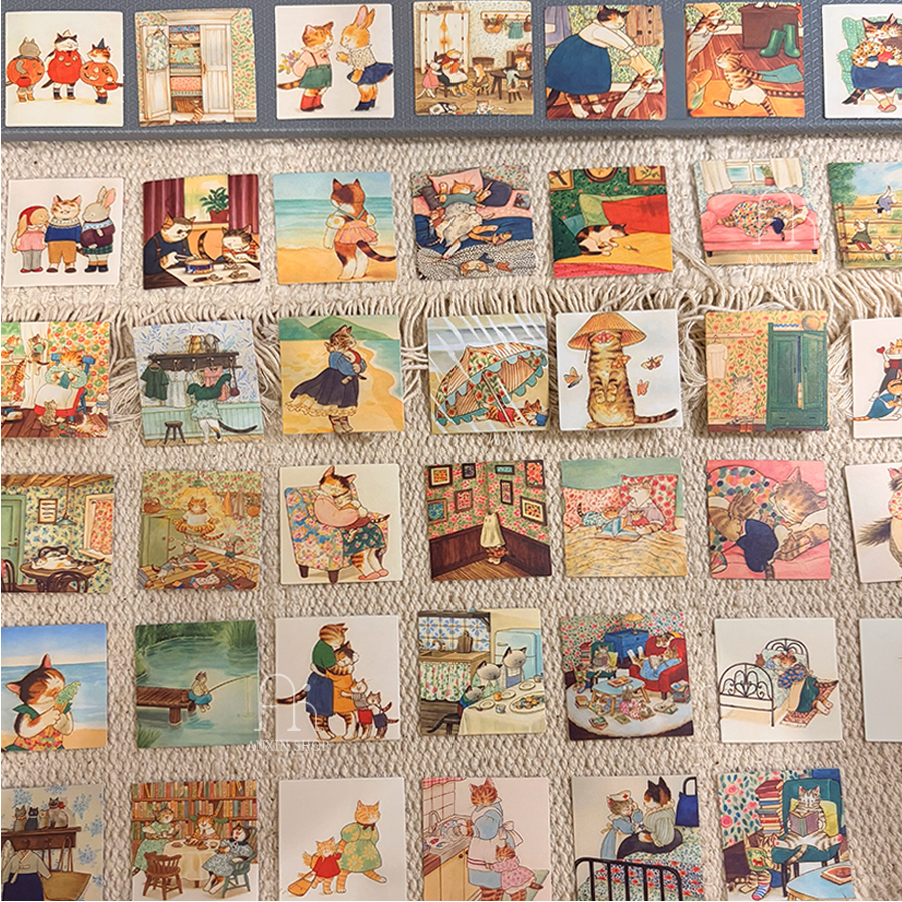 貓咪故事屋插圖 貼紙包40張-細節圖4