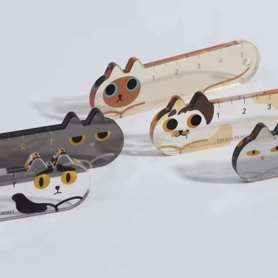 貓咪壓克力掌心尺-細節圖2