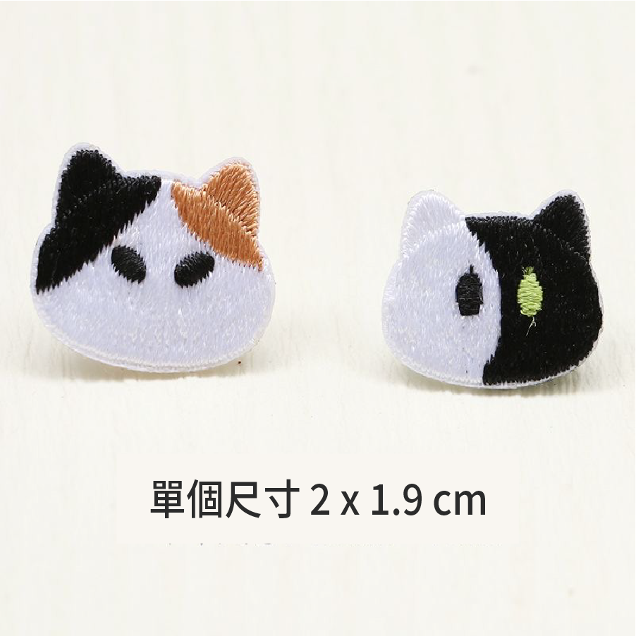 貓咪刺繡燙布貼-細節圖4