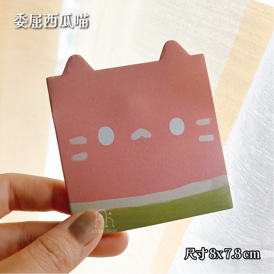 委屈貓咪便利貼 6款-規格圖9