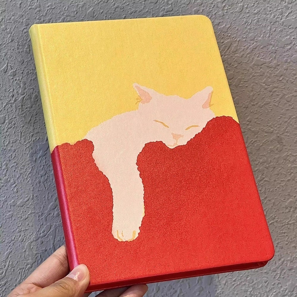 白貓酣睡 A5硬殼筆記本-規格圖4