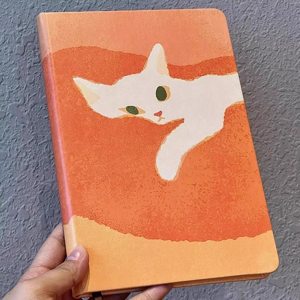 白貓酣睡 A5硬殼筆記本-規格圖4