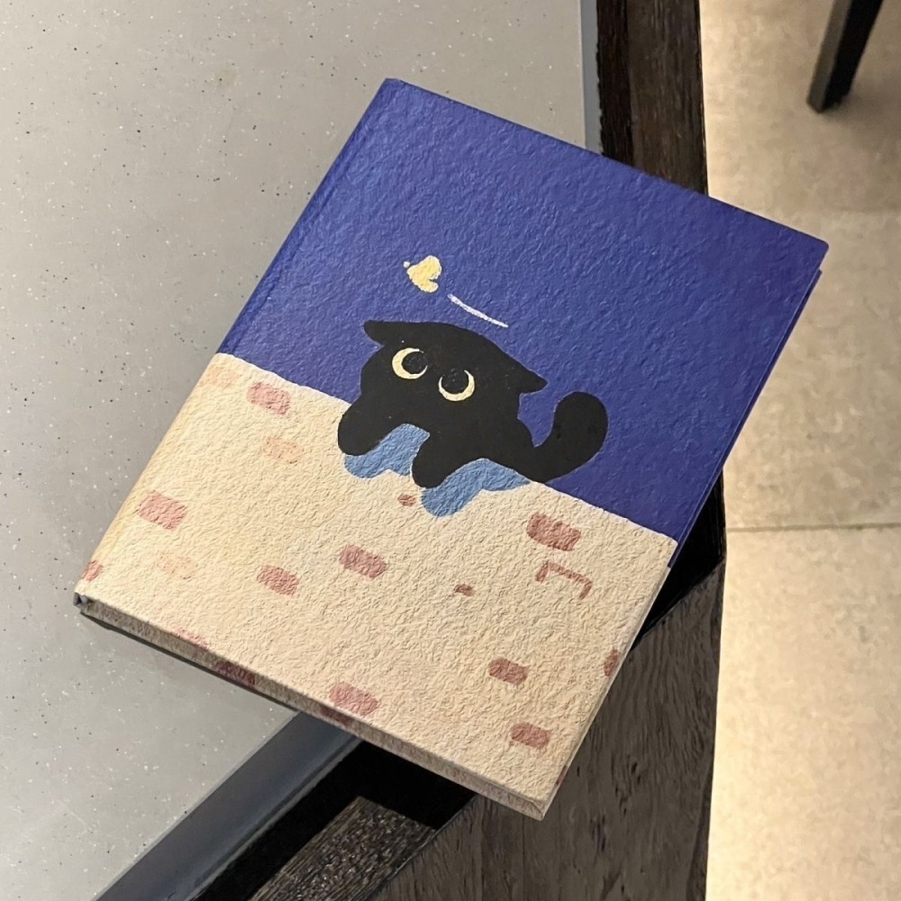 掛牆黑貓 A5硬殼筆記本-細節圖2