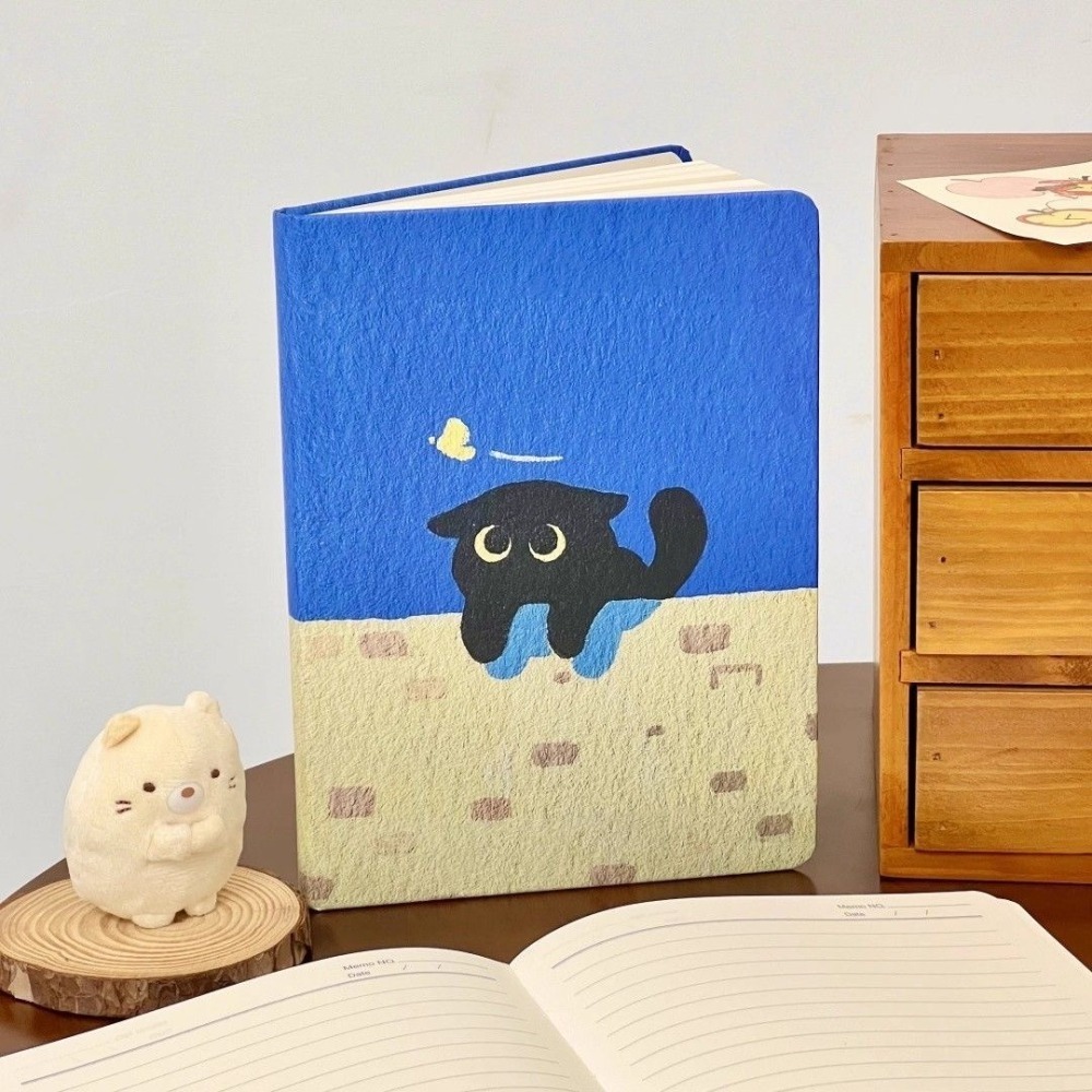 掛牆黑貓 A5硬殼筆記本-細節圖5