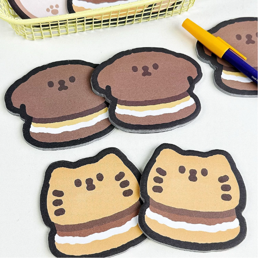 貓咪漢堡便利貼-細節圖4