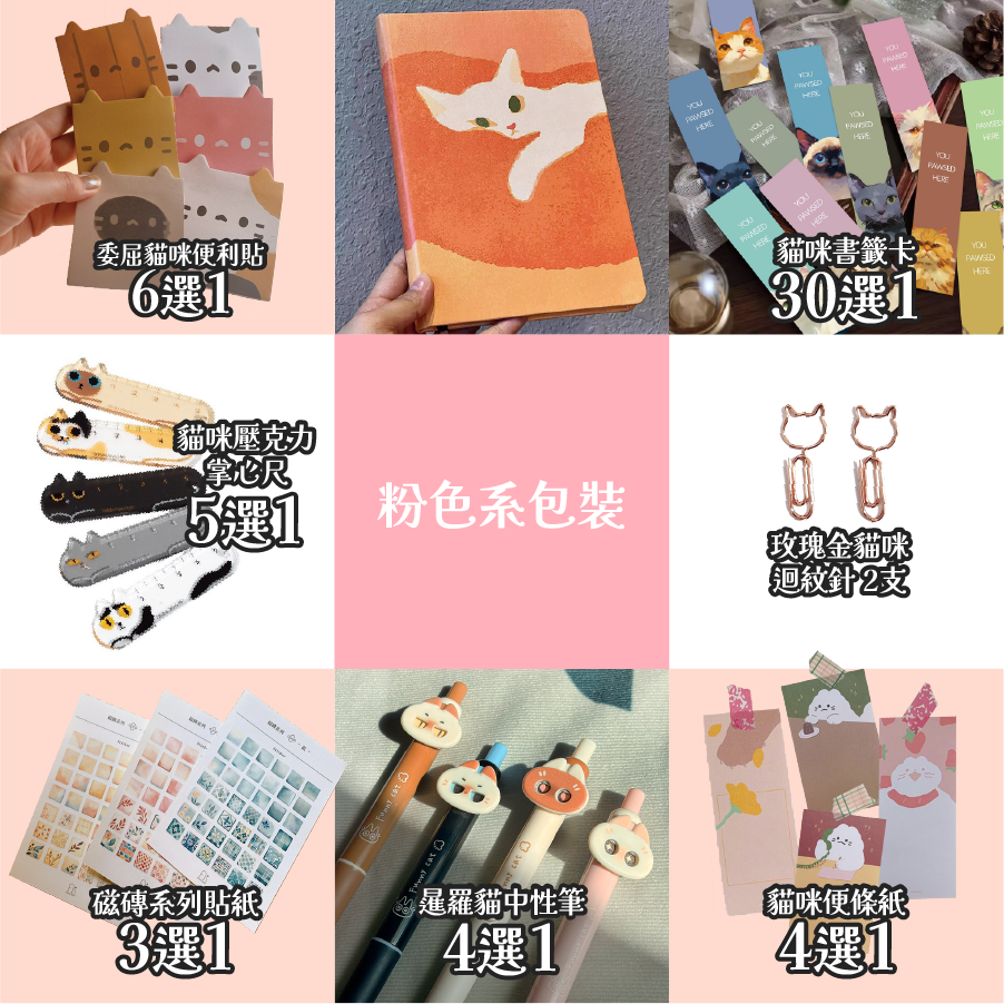 精美文具大禮包（闆娘幫你自由配）-細節圖3