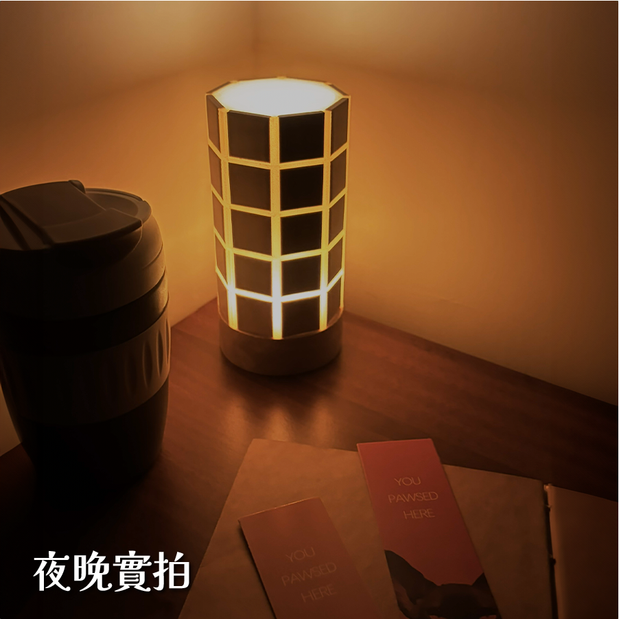 懷舊風 磁磚圓柱燈-細節圖8