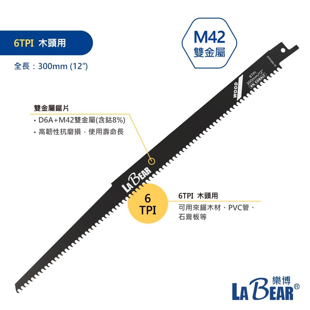 【LaBear】軍刀鋸片 鋸條 6-18TPI 雙金屬鋸片 M42 含鈷鋸片 鋸鐵鋸木 軍刀鋸專用 往復鋸專用-細節圖8
